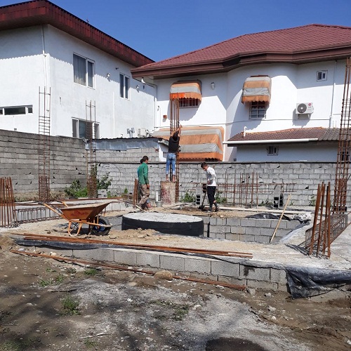 ساخت سپتیک تانک بتنی